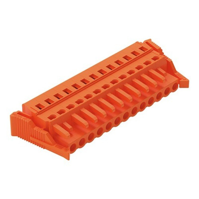 Wago 231 Series Pluggable Connectors, 13-Pole, Female, 13-Way, Cable Mount, 16A