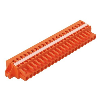 Wago 231 Series Pluggable Connector, 21-Pole, Female, 21-Way, Snap-In, 16A