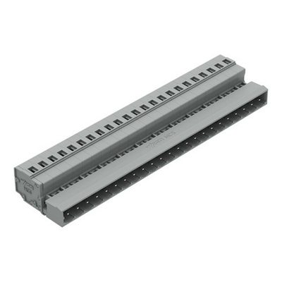 Wago 231-623 Series Pluggable Connector, 23-Pole, Male, 23-Way, Panel Mount, Snap In Mount, 15A