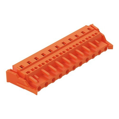 Wago 231 Series Pluggable Connector, 11-Pole, Female, 11-Way, Cable Mount, 16A