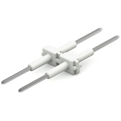 Wago 2061 Series Board-To-Board Link, 2-Pole, Male to Male, 2-Way, Push-In, 9A
