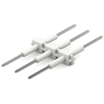 Wago 2061 Series Board-To-Board Link, 4-Pole, Male to Male, 4-Way, Push-In, 9A