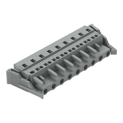 Wago 231 Series Connector, 9-Pole, Female, 9-Way, Cable Mount, 15A