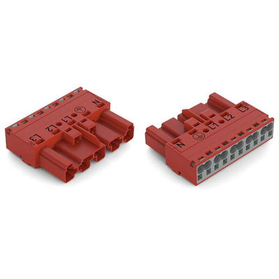 Wago 770 Series Plug, 5-Pole, Cable Mount, 25A, IP20