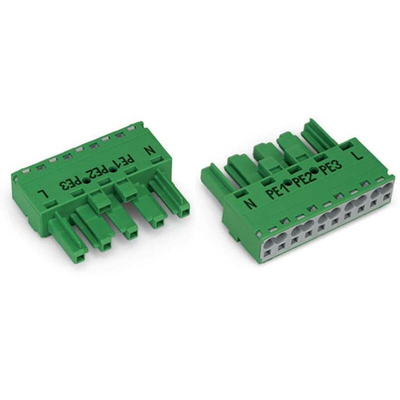 Wago 770 Series Socket, 5-Pole, Female, Cable Mount, 25A, IP20