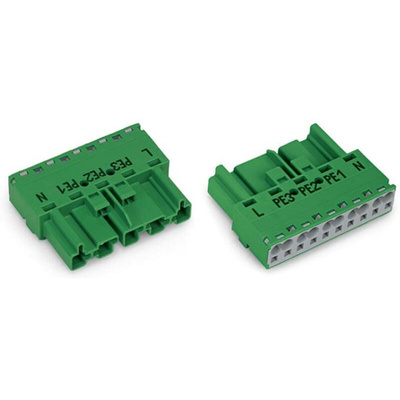 Wago 770 Series Plug, 5-Pole, Cable Mount, 25A, IP20