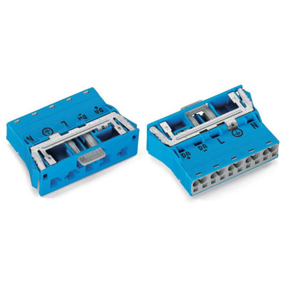 Wago 770 Series Plug, 5-Pole, Snap-In, 25A, IP20