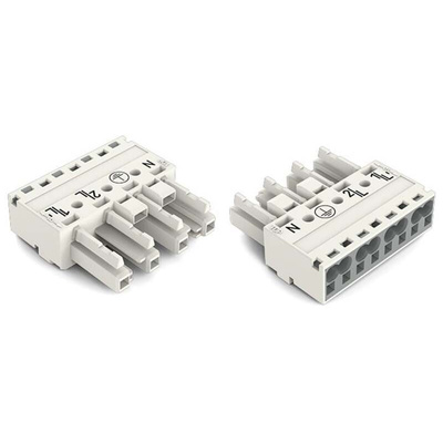 Wago 770 Series Socket, 4-Pole, Female, Cable Mount, 25A, IP20