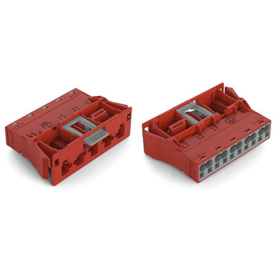 Wago 770 Series Plug, 5-Pole, Snap-In, 25A, IP20