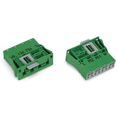 Wago 770 Series Plug, 4-Pole, Snap-In, 25A, IP20