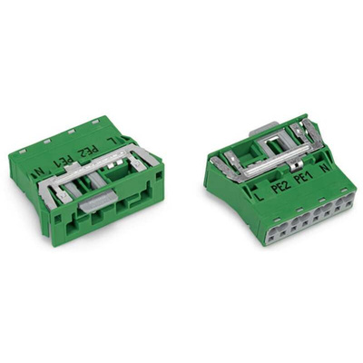 Wago 770 Series Plug, 4-Pole, Snap-In, 32A, IP20