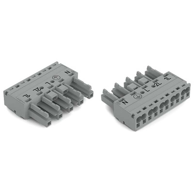 Wago 770 Series Socket, 5-Pole, Female, Cable Mount, 25A, IP20