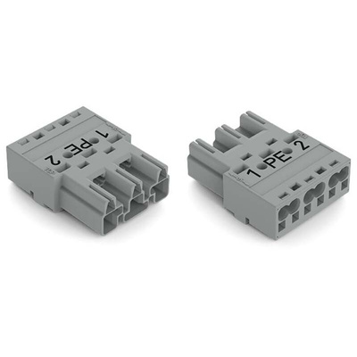 Wago 770 Series Plug, 3-Pole, Cable Mount, 25A, IP20