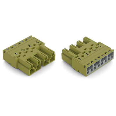 Wago 770 Series Plug, 4-Pole, Cable Mount, 25A, IP20