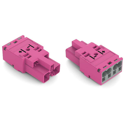 Wago 770 Series Plug, 2-Pole, Cable Mount, 25A, IP20