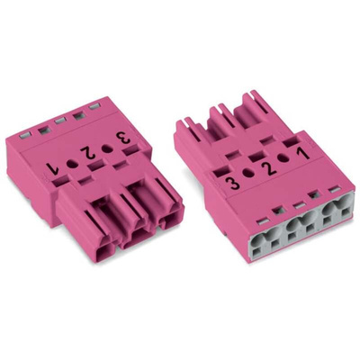 Wago 770 Series Plug, 3-Pole, Cable Mount, 25A, IP20