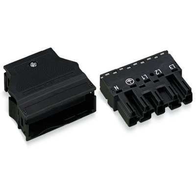 Wago 770 Series Plug, 5-Pole, Cable Mount, 25A, IP20