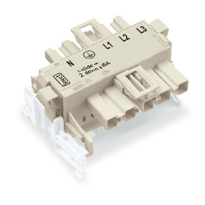 Wago 770 Series T-Connector, 5-Pole, Cable Mount, 25A, IP20