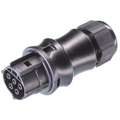 Wieland RST20i5 Series Connector, 5-Pole, Female, 1-Way, Cable Mount, 20A, IP66, IP68, IP69