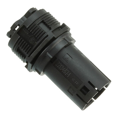 TE Connectivity Nector M Series Socket Housing, 3-Pole, Female, 3-Way, Cable Mount