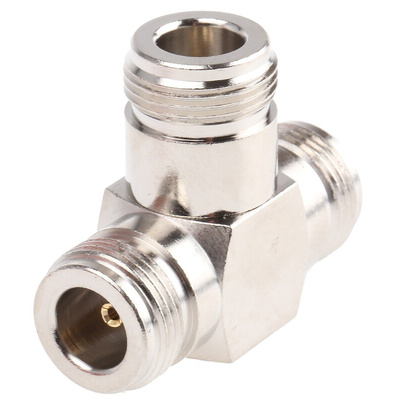 RS PRO Tee 50Ω RF Adapter N Socket to N Socket 11GHz