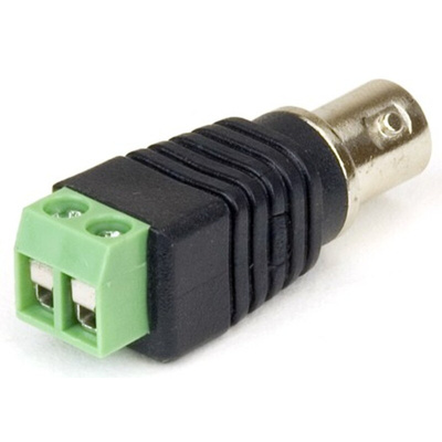 RS PRO Straight Coax Adapter BNC Socket to Terminal Block Socket
