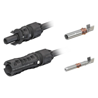 Staubli Female, Male, Panel Mount MC4 Connector, Cable CSA, 4mm², Rated At 42A, 1.5 kV MC4-Evo2