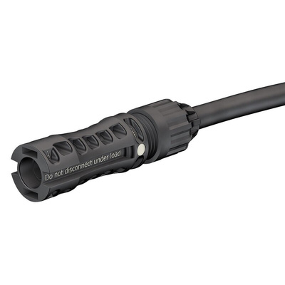 Staubli MC4-Evo2 Series, Male, Cable Mount MC4 Connector, Rated At 69A, 1.5 kV
