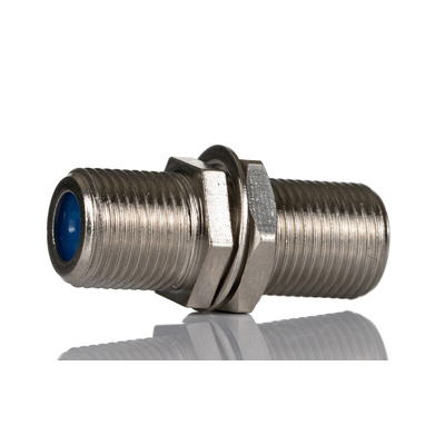 RS PRO Straight 75Ω Coaxial Adapter Type F Socket to Type F Socket 3GHz