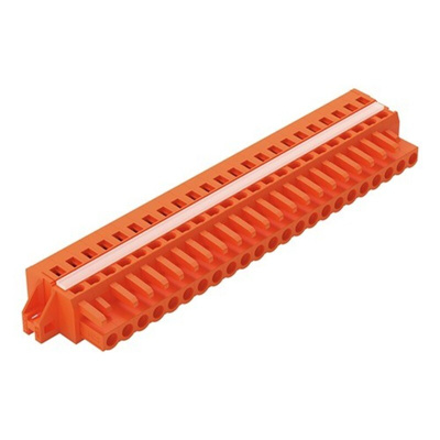 Wago 231 Series Pluggable Connector, 23-Pole, Female, 23-Way, Snap-In, 16A
