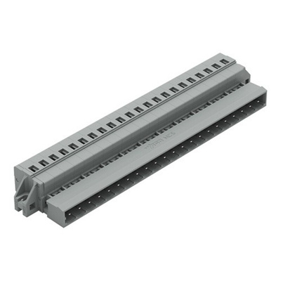 Wago 231 Series Pluggable Connector, 22-Pole, Male, 22-Way, Feed Through, 15A