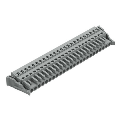 Wago 231 Series Connector, 24-Pole, Female, 24-Way, Snap-In, 16A