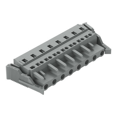 Wago 231 Series Connector, 8-Pole, Female, 8-Way, Cable Mount, 15A