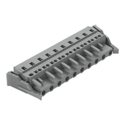 Wago 231 Series Connector, 10-Pole, Female, 10-Way, Cable Mount, 15A