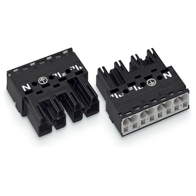 Wago 770 Series Plug, 4-Pole, Cable Mount, 25A, IP20