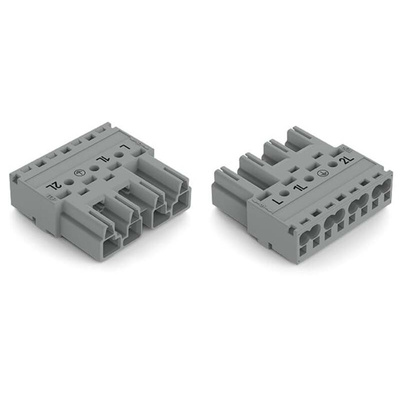 Wago 770 Series Plug, 5-Pole, Cable Mount, 25A, IP20