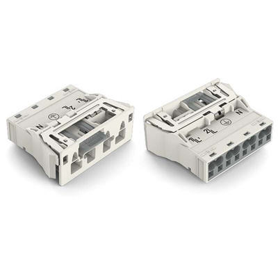 Wago 770 Series Plug, 4-Pole, Snap-In, 25A, IP20