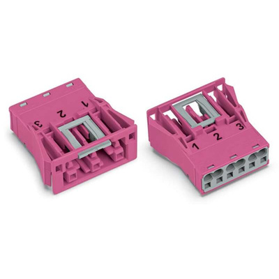 Wago 770 Series Socket, 3-Pole, Female, Snap-In, 25A, IP20