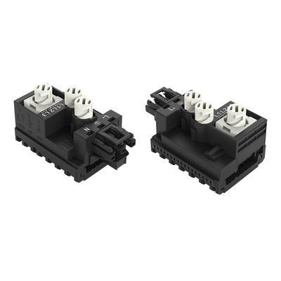 Wago 772 Series Tap-Off Module, 3-Pole, Cable Mount, 25A, IP20