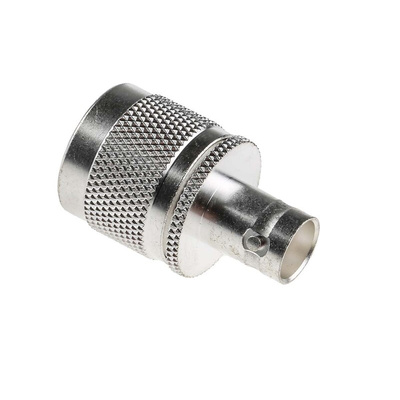 RS PRO Straight 50Ω RF Adapter N Plug to BNC Socket 4GHz