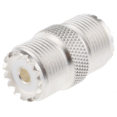RS PRO Straight 50Ω RF Adapter UHF Socket to UHF Socket 500MHz