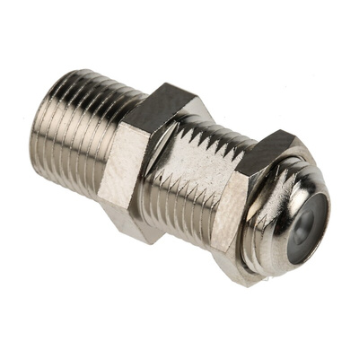 RS PRO Straight 75Ω RF Adapter Type F Socket to Type F Socket 1GHz