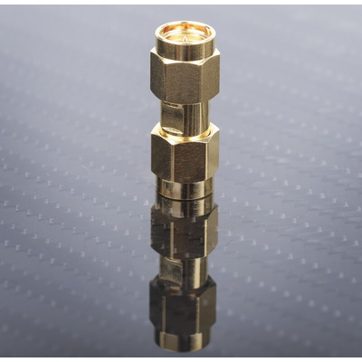 RS PRO Straight RF Adapter SMA Plug to SMA Plug 18GHz