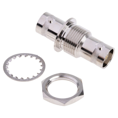 RS PRO Straight 50Ω Coax Adapter BNC Socket to BNC Socket 4GHz