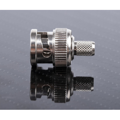 RS PRO, Plug Cable Mount BNC Connector, 75Ω, Crimp Termination, Straight Body