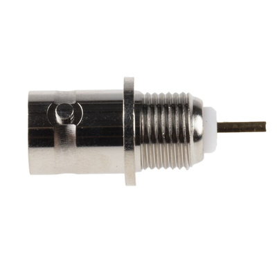 RS PRO, jack Panel Mount BNC Connector, 50Ω, Solder Termination, Straight Body