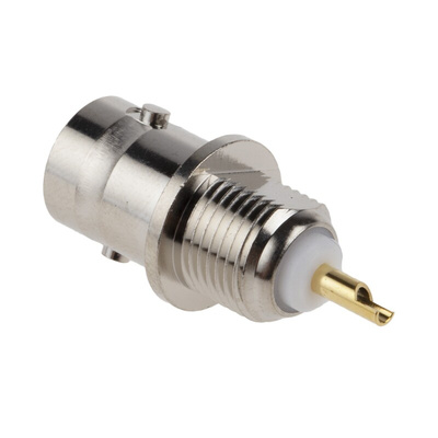 RS PRO, jack Panel Mount BNC Connector, 50Ω, Solder Termination, Straight Body