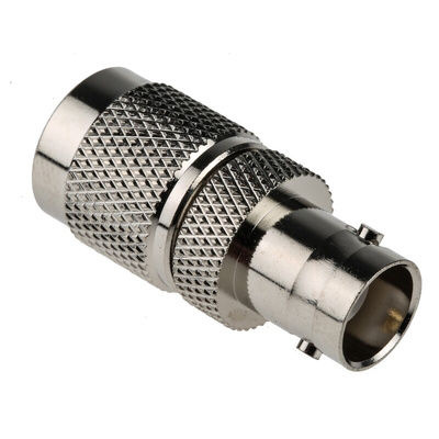 RS PRO Straight 50Ω RF Adapter TNC Plug to BNC Socket