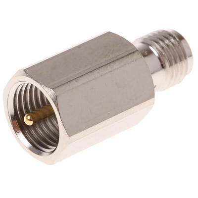 RS PRO Straight 50Ω RF Adapter FME Plug to SMA Socket 900MHz