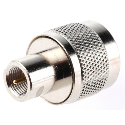 RS PRO Straight 50Ω RF Adapter FME Plug to N Plug 900MHz
